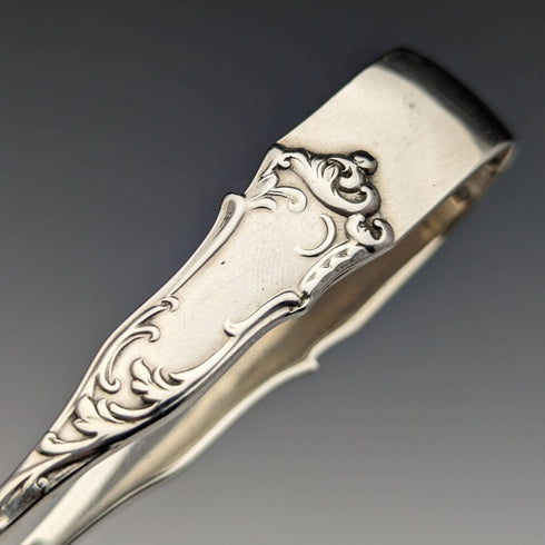 1908年 英国アンティーク 純銀製 シュガートング 30g Joseph Rodgers